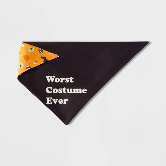 Worst Costume Ever Cat and Dog Halloween Glow in the Dark Bandana nwt - Picture 1 of 3